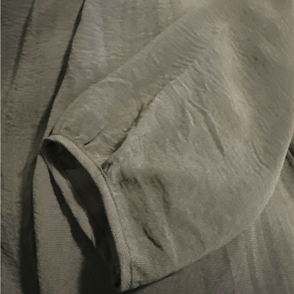 H&M Grey 3/4 Sleeve Shift Box Dress Size 10 - Picture 4 of 5